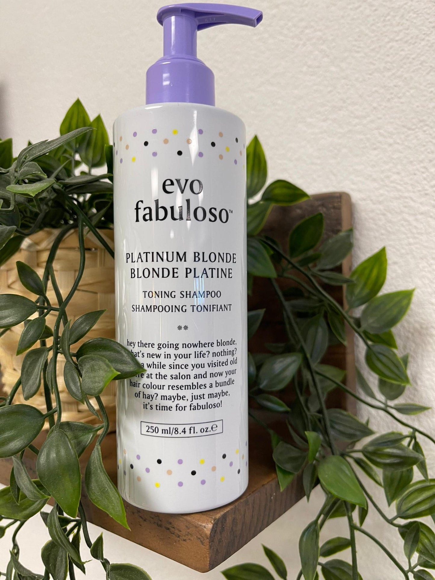 Evo Fabuloso - Platinum Blonde Toning Shampoo